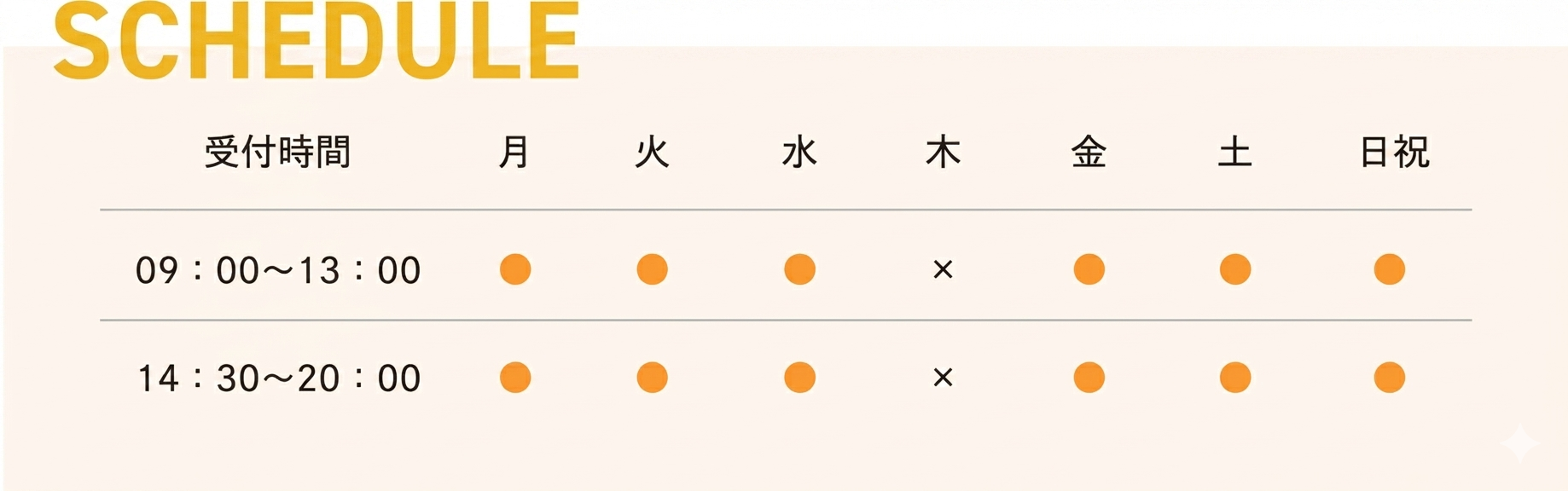 スケジュール